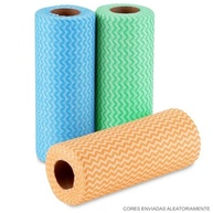 Kit 50 Pano de Limpeza Flanela Lavável Reutilizável Secagem Rápida Multiuso - 25x30cm - imagem 4