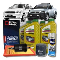 Kit Revisão Corsa/Montana: Óleo + Filtros Lubrax 15W40 - imagem 1
