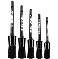 Kit 5 Pincéis Detalhamento Automotivo Rhino Tools: Limpeza Profunda e Segura - imagem 1