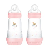 MAM Baby Kit 4 Mamadeiras Easy Start Anticólica Rosa - Sistema Autoesterilizável e Bico Skinsoft - imagem 5