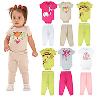 Kit Roupa Bebê Menina: 8 Peças Algodão Conforto - imagem 1