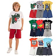 Kit Roupa Infantil Menino: 12 Peças Verão! - imagem 1