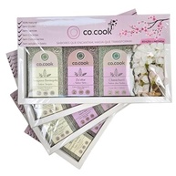 CoCook Kit Presente Especiaria Tempero 100% Natural Chimichurri Sabor Andes, Tempero Beringela Sabor Turquia, Tempero Za'atar Sabor Síria e 4 Porta Guardanapos Flor de Cerejeira - imagem 2