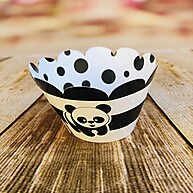 Kit Saia Cupcake Panda: Decore com Fofura! - imagem 1