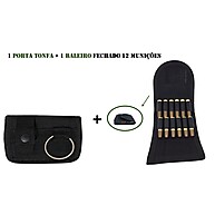 Kit Segurança Tático: Tonfa + Baleiro 12 Munições - imagem 1
