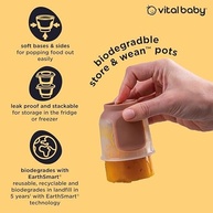 Kit Potes com Tampa 120ml - 4 Unidades | Vital Baby Seguro e Prático - imagem 5