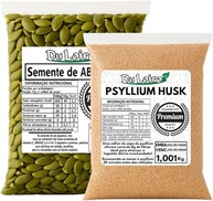 Kit Psyllium Husk 1kg + Abóbora Sem Casca 1kg - imagem 1