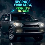 Kit Farol de Neblina LED Toyota 4Runner 2010-2013: DRL Branco e Seta Âmbar Integrada - imagem 5