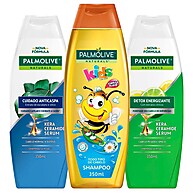 Kit Shampoo Palmolive: Detox, Anticaspa e Kids - imagem 1