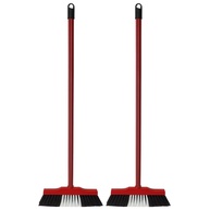 Kit 2 Vassouras de Pelo Sintético 30cm com Cabo e Base de Madeira – Leve, Resistente e Eficiente para Pisos Lisos - imagem 1