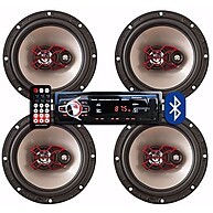Kit Som Bluetooth Elba + 4 Alto Falantes Bravox 200W: Potência e Qualidade - imagem 1