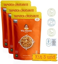 Tia Sônia, Kit 3 Tapioca Crocante Granola Rapadura 180g cada Tia Sônia - imagem 3