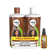 Kit SOS Cachos Coco: Hidratação Profunda para Cabelos Cacheados - imagem 1