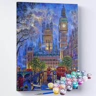 Kit de Pintura Terapêutica Linda Londres e Big Ben - MAUE ART STORE - imagem 1
