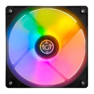 Kit Ventoinhas TGT Striker 5x120mm | Iluminação Rainbow | Fluxo de Ar de 52.5 CFM | Baixo Nível de Ruído | Conector Molex 4 Pinos | SKU: TGT-STK5-BLRBW - imagem 4