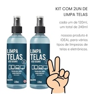 Kit 2 Limpa Telas Quimivida - Fórmula Suave Antiestática para Celulares, Monitores e TVs - imagem 4