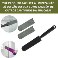 Kit Limpeza de Vãos e Vidros Multiuso - Remove Sujeira Difícil com Facilidade - Ideal para Janelas, Trilhos, Persianas e Cantos Difíceis - 1 Suporte + 2 Luvas Verde Oliva - imagem 5