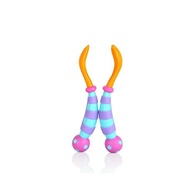 Kit Colher e Garfo Divertidos Nûby - Laranja Tangerina | Ergonômico e Livre de BPA - imagem 3