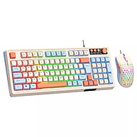 Kit Teclado e Mouse Gamer Lehmox: LED, Silencioso e ABNT2 - imagem 1