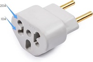 Kit 3 Adaptadores de Tomada Universal 10A/20A Bivolt 110V/220V - Segurança e Praticidade para Seus Aparelhos - imagem 3