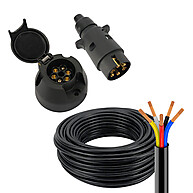 Kit Tomada Engate Reboque 6 Polos – Conexão Segura e Fácil - imagem 1