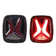 Lanterna Traseira LED Jeep Wrangler TJ 1998-2006: Freio, Seta, Ré e Estacionamento - Kit 1 Par - imagem 2