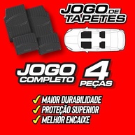 Kit 4 Tapetes de Borracha Universal Luxcar Série 3: Proteção e Conforto para Seu Carro - imagem 5