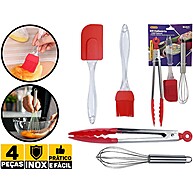 Kit Utensílios Cozinha: 4 Peças Western KC-345 - imagem 1