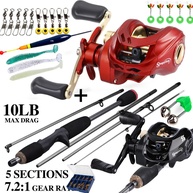 Kit Vara de Pesca Sougayilang 1.8m: Completo e Potente! - imagem 1