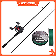 Kit Vara e Carretilha JOYFOX 17+1 Rolamentos – Pesca Esportiva Premium - imagem 1