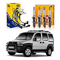 Kit Vela NGK + Cabo para Doblo Adventure 1.8 8V - imagem 1