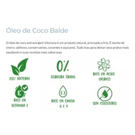 Kit 3 Óleo De Coco Extra Virgem Balde 3,2l Vitorena - imagem 5