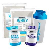 Kit Whey + BCAA + Creatina BRN: Ganhe Massa! - imagem 1
