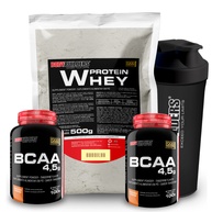 Kit Whey + BCAA: Ganhe Massa e Energia! - imagem 1
