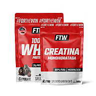 Kit Whey + Creatina FTW: Suplemento Pós-Treino 900g + 500g - imagem 1