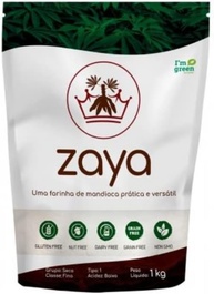 Kit 2X: Farinha Zaya Integral e Sem Glúten 1kg - imagem 1