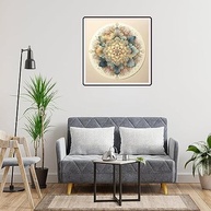 Kits de Pintura de Diamante 5D Mandala - Artesanato Criativo para Adultos e Crianças | Kit Completo com Tela 30x30cm - imagem 4