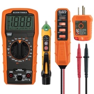 Kit Klein Tools MM320KIT: Multímetro Digital Essencial para Eletricistas - imagem 1