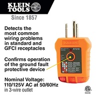 Klein Tools RT210: Testador de Tomada Elétrica Essencial para Segurança Residencial - imagem 3