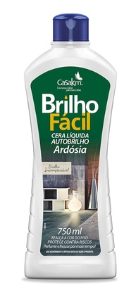 Casa Km Cera Líquida Brilho Fácil para Pisos - Ardósia 750ml - imagem 1