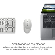 Teclado e mouse sem fio Dell Pro — KM5221W Branco - imagem 2