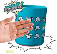 Copo Infantil Anti-queda No Knock 190 ML Roxo com Estampa de Gatinhos - Desenvolve Coordenação e Segurança - imagem 4