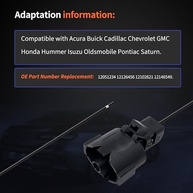 Chicote Conector Sensor Detonação Knock HiSport 12051234 para Acura, Chevrolet, Honda e Mais - imagem 5