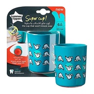 Copo Infantil Anti-queda No Knock 190 ML Azul com Design Cachorrinhos - Base Adesiva Clever-Grip para Mesa - imagem 4