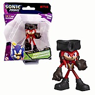 Knuckles Pirata Sonic Prime: Boneco Colecionável 6,5cm - imagem 1
