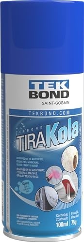 TEK BOND Tira Kola Spray 100ml - Removedor de Resíduos de Cola Profissional - imagem 4