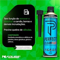 Kit 3x Perfect Clean Flex 500ml KOUBE: Limpeza Profunda e Proteção para o Sistema de Alimentação do seu Carro - imagem 3