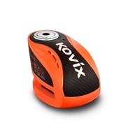 KOVIX KNX10: Trava de Freio a Disco com Alarme 120dB para Moto - Segurança Máxima em Laranja Fluorescente! - imagem 1