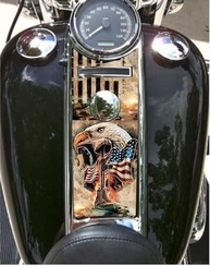 Destaque sua Road King: Inserção Premium para Painel Kustom Cycle Parts (Harley Davidson 2008-2024+) - imagem 4