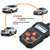 Testador de Bateria KW208 12V: Diagnóstico Preciso para Carros e Motos - imagem 3